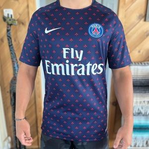 Fly Emirates Paris St Germain football/soccer jersey